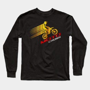 Moto cross 3d Long Sleeve T-Shirt